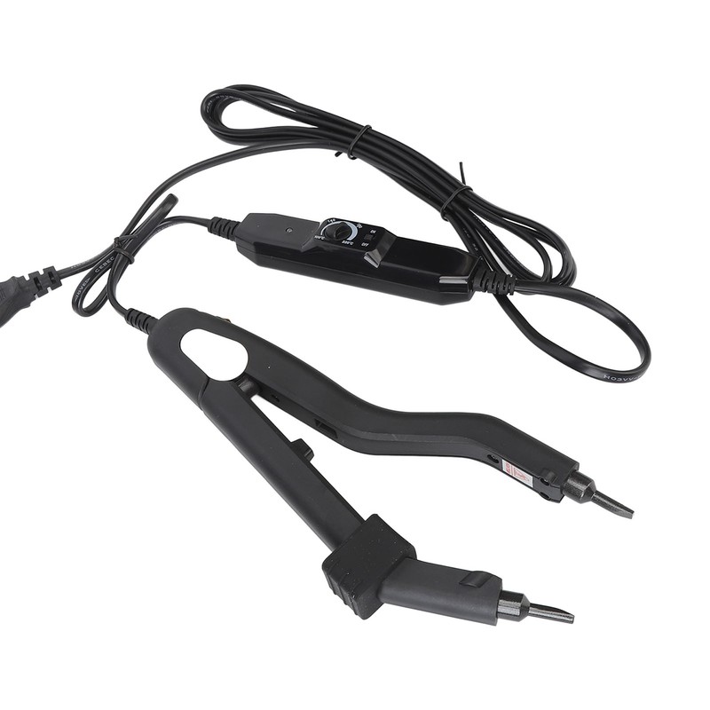 Hair Extension Tool Adjustable Temperature Fusion Heat Iron Connector Wand