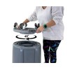Trash Can Dolly | Heavy-Duty Plastic | 5 Casters |