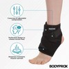 Bodyprox Ankle Support Brace, Breathable Neoprene Sleeve, Adjustable Wrap! Bodyprox