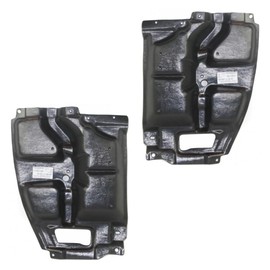 For Scion tC 2005 06 07 08 09 2010 Engine Splash Shield Driver and Passenger Side | Pair | Front | Polypropylene Plastic | CAPA Certified | Replacement For SC1228101, SC1228101C, SC1228100, SC1228100C