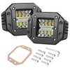 Flush Mount LED Pods, Auto Power Plus 2pcs 80W Flush