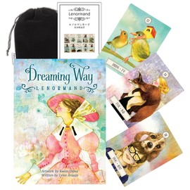 Kancharo Renorman Cards, 36 Cards, Tarot Divination Telling, Dreaming Way Lenormand, Japanese Renorman, Basic Instruction Manual and Pouch Included (English Language Not Guaranteed)