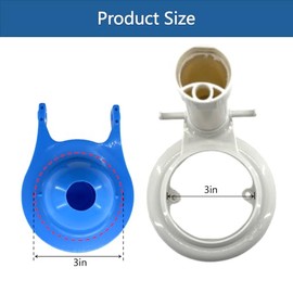 Universal 3 Inch Toilet Flapper Replacement - Water Conserving & Leak-Proof. Long-Lasting Soft PVC Flapper Valve Compatible with Gerber 99-788 Toilet Tank, Easy No-Tool Install