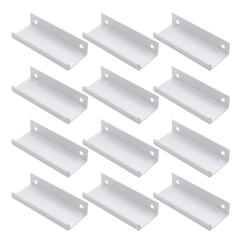 Pamtns Cabinet Handles, Concealed Pack of 12, Hidden Cabinet Handles,