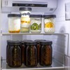 12 Pack 32 oz Amber Mason Jars, Wide Mouth Mason