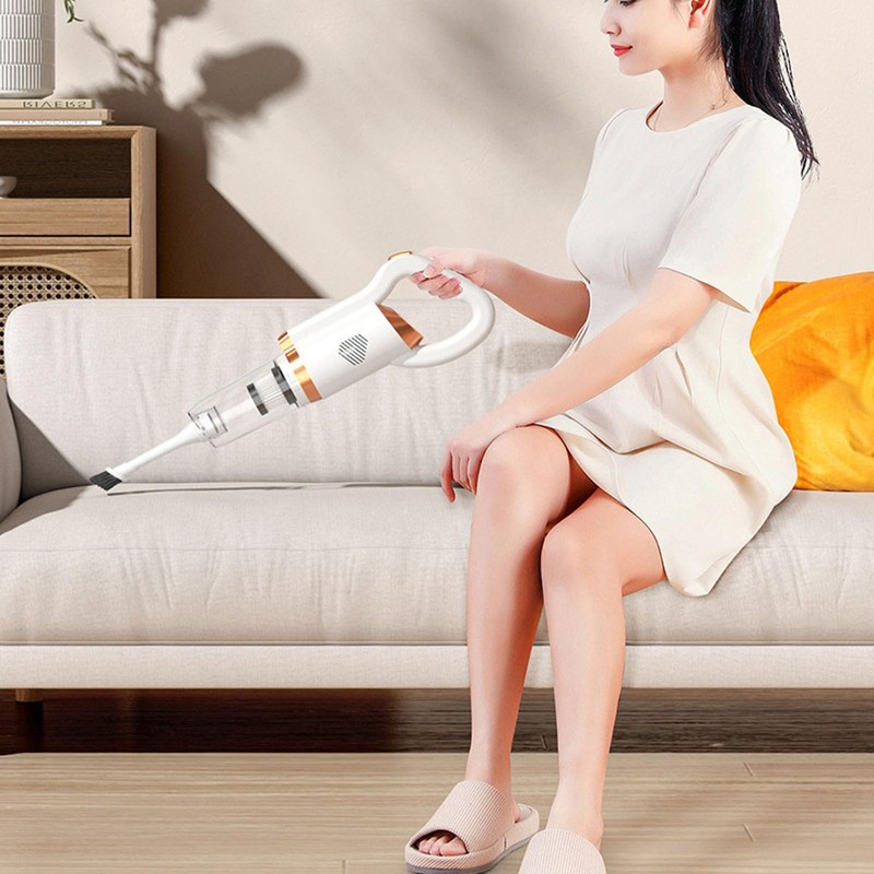 Pwshymi Stick Vacuum Cleaner, Small Handheld Vac Powerful Cordless Vacuum