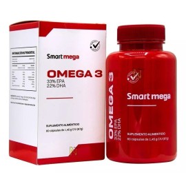 Anahuac Omega 3 (33% Epa 22% Dha) (60 Cápsulas) Smart Mega Anahuac