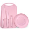 Kindermesser 5-teiliges Kinder Messer Sicherheit Küchenmesser Set zum Schneiden Kochen