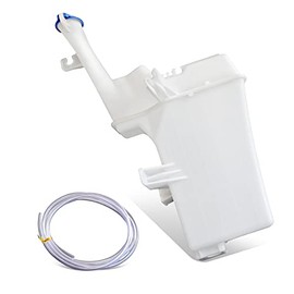 Auto Dynasty KI1288106 Factory Style Car Windshield Washer Reservoir Tank - Reservoir Cap | Washer Fluid Pump - Compatible with Rio Sedan 12-15, White