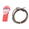 Tagout Cable Lock Rugged Reliable Rustproof 6 Hole Stainless Steel