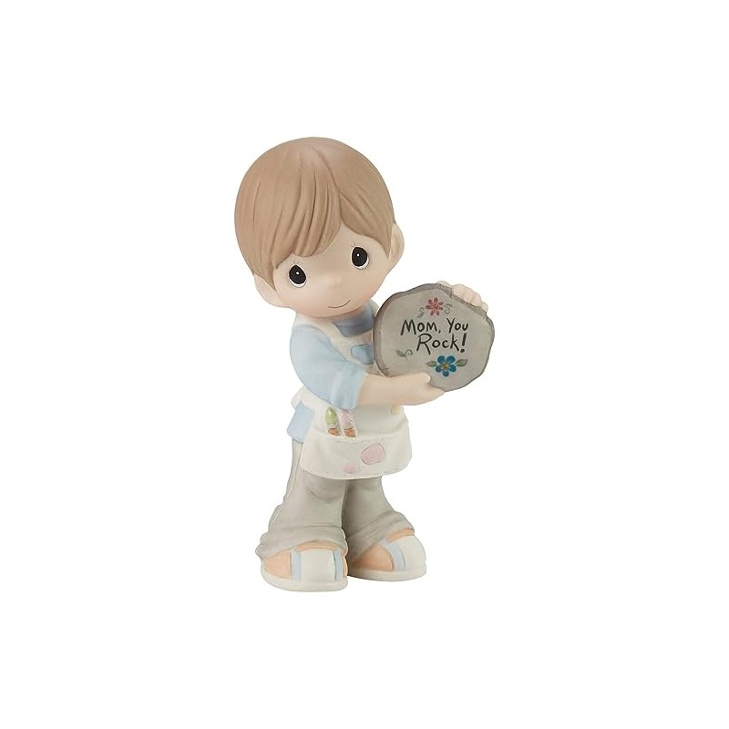 Precious Moments Mom, You Rock! Boy Figurine, Brunette