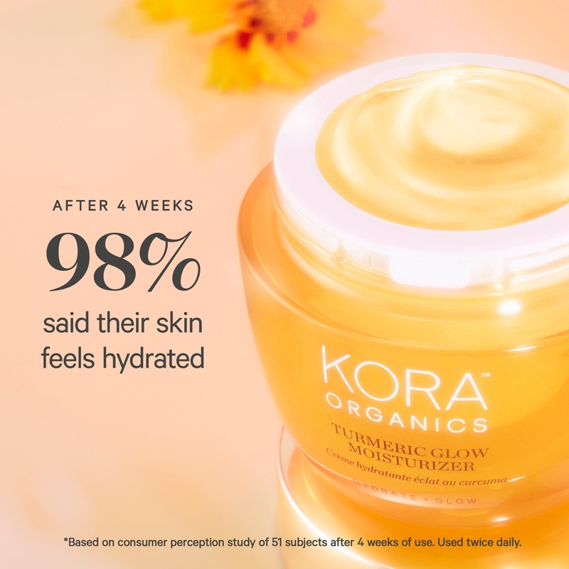KORA Organics Turmeric Glow Moisturizer Refill Pod 50ml