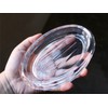 Glass Soap Dish for Bathroom Countertop, Shower, Kitchen Sink, Oval