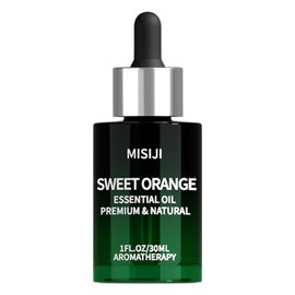 MISIJI Hand Picking Essential Oils-Essential Oils for Diffuser for Home,Diffuser Oils Scents for Aromatherapy,Laundry,Candle&Soap Making,Humidifiers 1 FL.OZ Sweet Orange