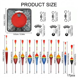 10Pcs Fishing Floats +120g Fishing Weights +6pcs Carp Fishing Accessories