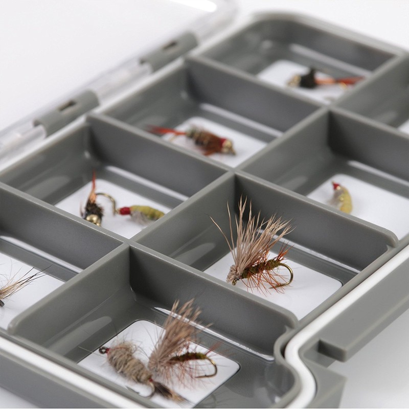 Maxcatch New Magnetic Back Fly Box Clear Waterproof Fly Fishing