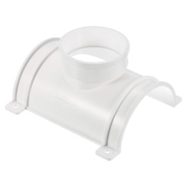 PATIKIL 110x75mm ID PVC Pipe 3-Way Saddle Tee Kit, 1 Pack Fitting Tube Connector Adapter Junction for Garden Irrigation