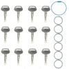 12PCS 787 Ignition Keys，Replaces OEM Part TR261434 Compatible with Komatsu
