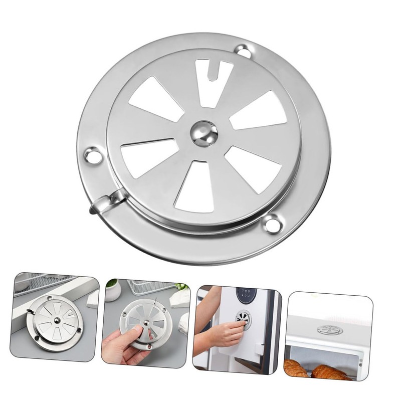 Gadpiparty 2pcs Stainless Steel Vent Cover for Ovens and Dryers
