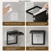 Wall Shelf Organizer for Outlets - Wall Mounted Outlet Shelf