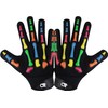 Glorious Traders Youth Football Gloves American Wide Receiver Injected Bones