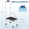 HBTower Aluminum Step Stool with Handle for Elderly, Lightweight Step
