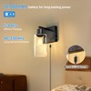 Kimjo Battery Operated Wall Sconce Set of 2 with Remote,