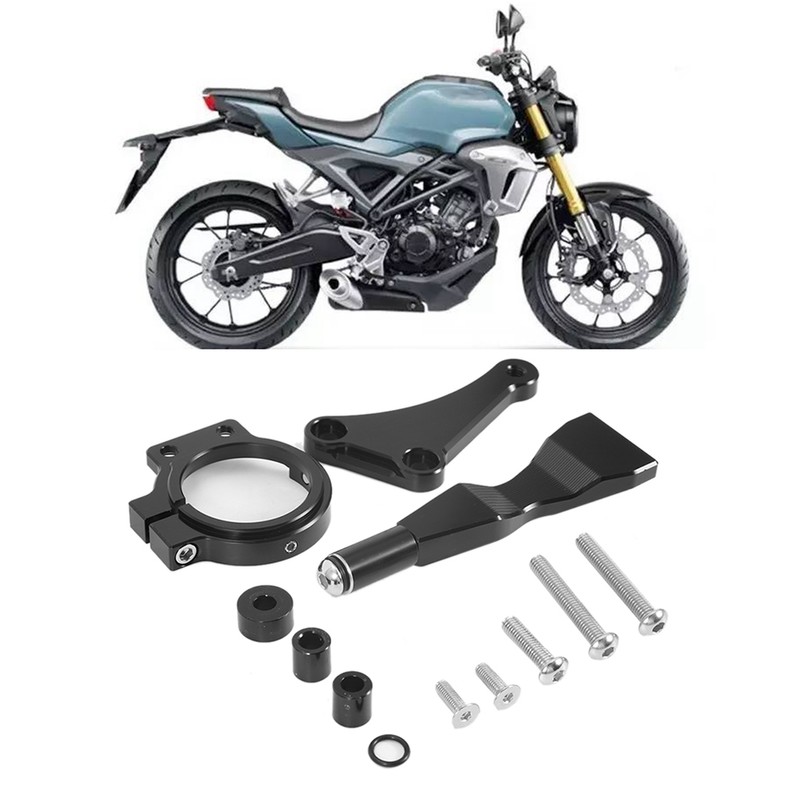 Aluminum Alloy Steering Damper Stabilizer Mounting Bracket Fits for Honda