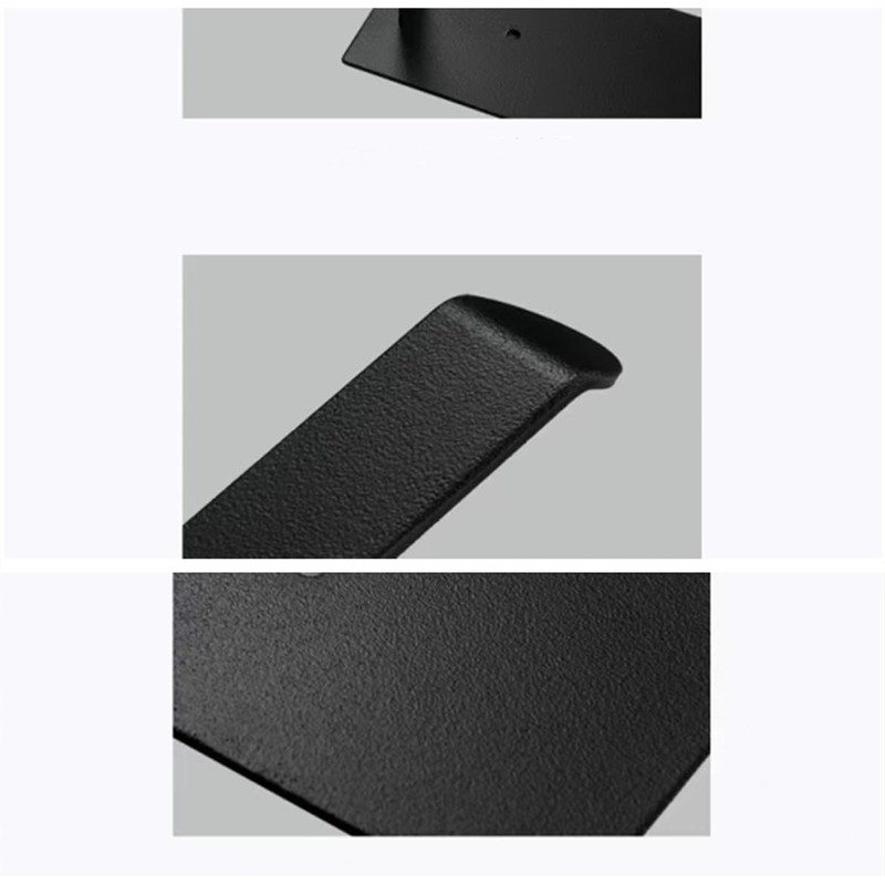 JJiaoLinin black kitchen roll holder，Magnetic Kitchen Roll Holder ，No Drilling