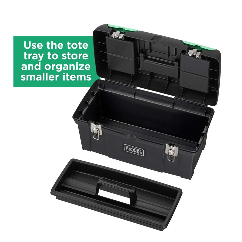 BLACK+DECKER Reviva Toolbox Bundle, Tool Storage Organizer - REVST19129FF