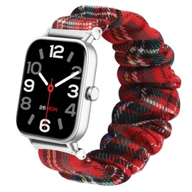 for IDW13,IDW16,IDW17,IDW19, 22mm Smartwatch Bands, LYSANDRA 22mm abric Elastic Scrunchie Elastic Women Cute Replacement Straps Compatible with TOOBUR,TEMINICE,VRPEFIT,Konitee,Faweio IDW13 Watch / /
