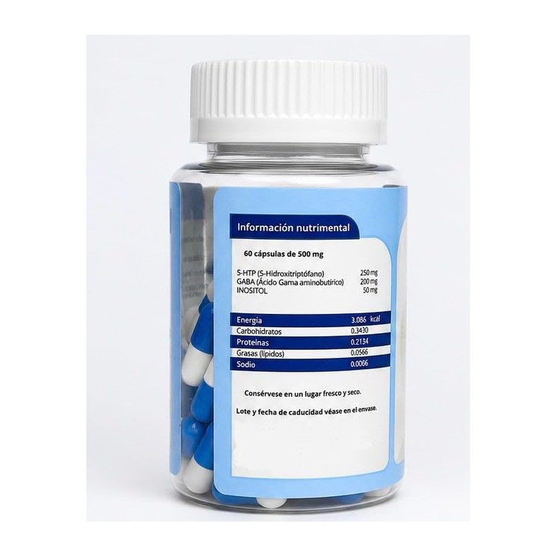 Origenes 5-HTP y GABA Suplemento Alimenticio 60 Cápsulas