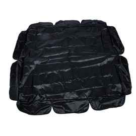 Totority Outdoor Swing Canopy Cover Weatherproof Protector for Garden Swing Easy Install Lightweight UV Resistant Black