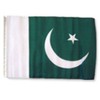 Pakistan 12"x18" Sleeved Polyester Garden Flags