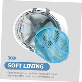 WHAMVOX 2Pcs Washable Helmet Liner Pads Breathable Hard Hat Insert Liners for Cooling and Sweat Absorption Safety Head Protection Accessories