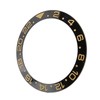 Ceramic Watch Bezel Ring Black Base Gold Digit Watch Bezel