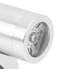 12‑24V 3W LED Reading Light Bedroom Bedside Lamp Chrome Aluminum