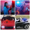 QCDENG 2PCS Red 360 Degree Rotating Strobe Light, Flashing Police