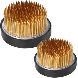 Pamtns Hedgehog Flowers, Set of 2, Kenzan Flower Frog Round Flower Frog Flower Hedgehog Set for Flowers Flower Stake Flower Frog Flower Arrangement Frog Flower Frog 4/5 cm