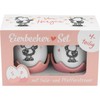 Sheepworld 48581 Egg Cup Shaker Set with "Von Herzen" Motif