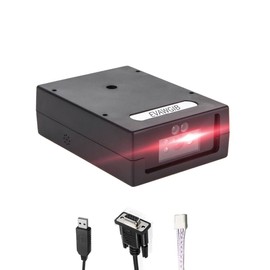 EVAWGIB Embedded Mini USB Fixed Mount Barcode Scanner Scan Engine, CMOS 2D Barcode Reader Module RS232/TTL/USB Barcode Scanner Module Mini-Size Module (RS232)