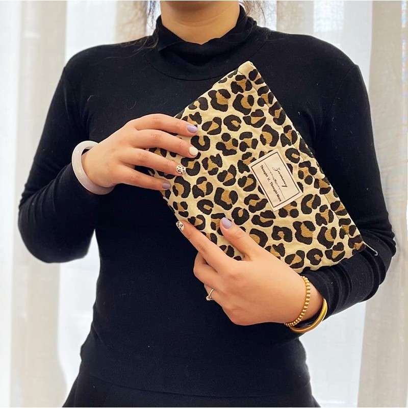 znmeny Women's Makeup Pouch, Cosmetic Pouch, Large Capacity, Cute, Stylish,
