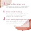 Black Liquid Glitter Eyeshadow & Eyeliner - Shimmer Sparkly Smudge-Proof