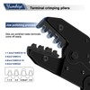 Yumkiyi Crimping Tool for Non-Insulated Open Barrel Terminals, AWG22-10 -