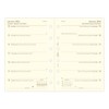 Filofax Pocket week per page 4 language cotton cream 2026