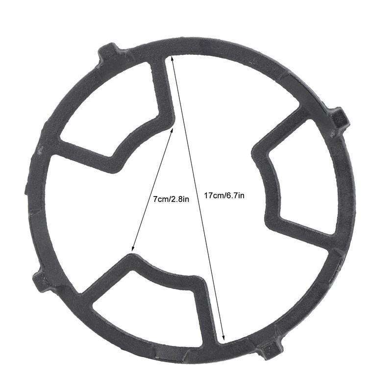 Wok Ring Cast Iron Anti Slip Universal Gas Stove Support