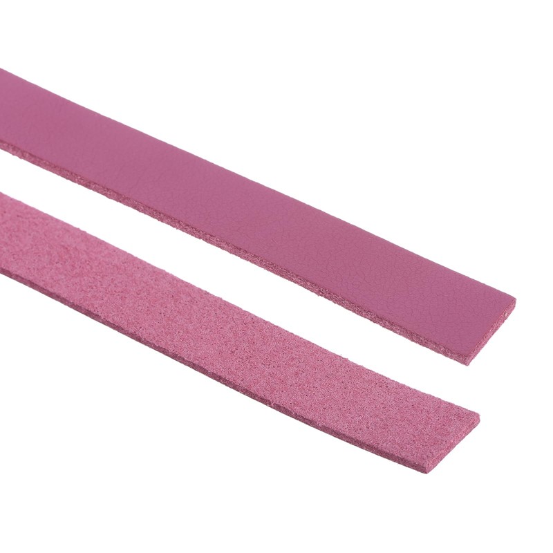 sourcing map Leather Straps Strip Belt 1.2cm(0.5" Width) 100cm(40" Length)