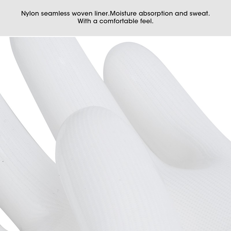 Liquid Silicone Heat Resistant Glove Waterproof Seamless with Insulation Liner