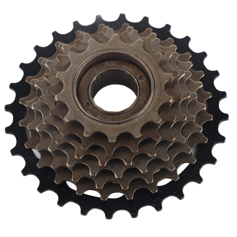 Akozon HeavyDuty 7-Speed Freewheel Cassette Sprocket, Mountain Bike Replacement Accessory,
