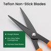 GROWNEER 6 Packs Trimming Scissors Teflon Coated Non Stick Blades